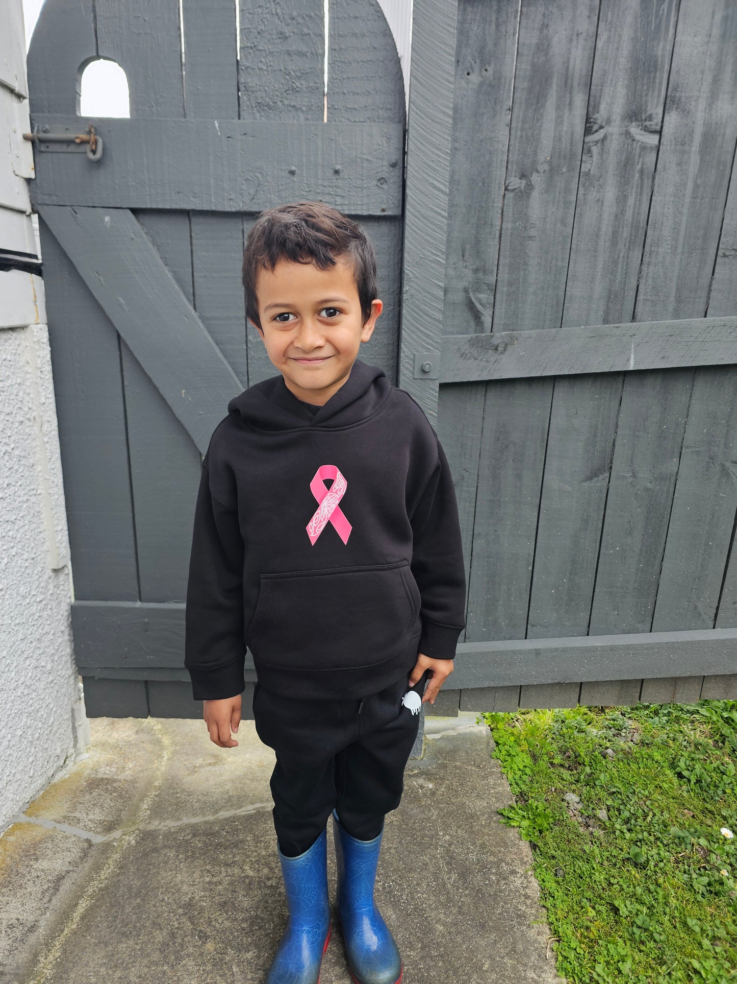 Kids Breast Cancer Awareness Hoodies