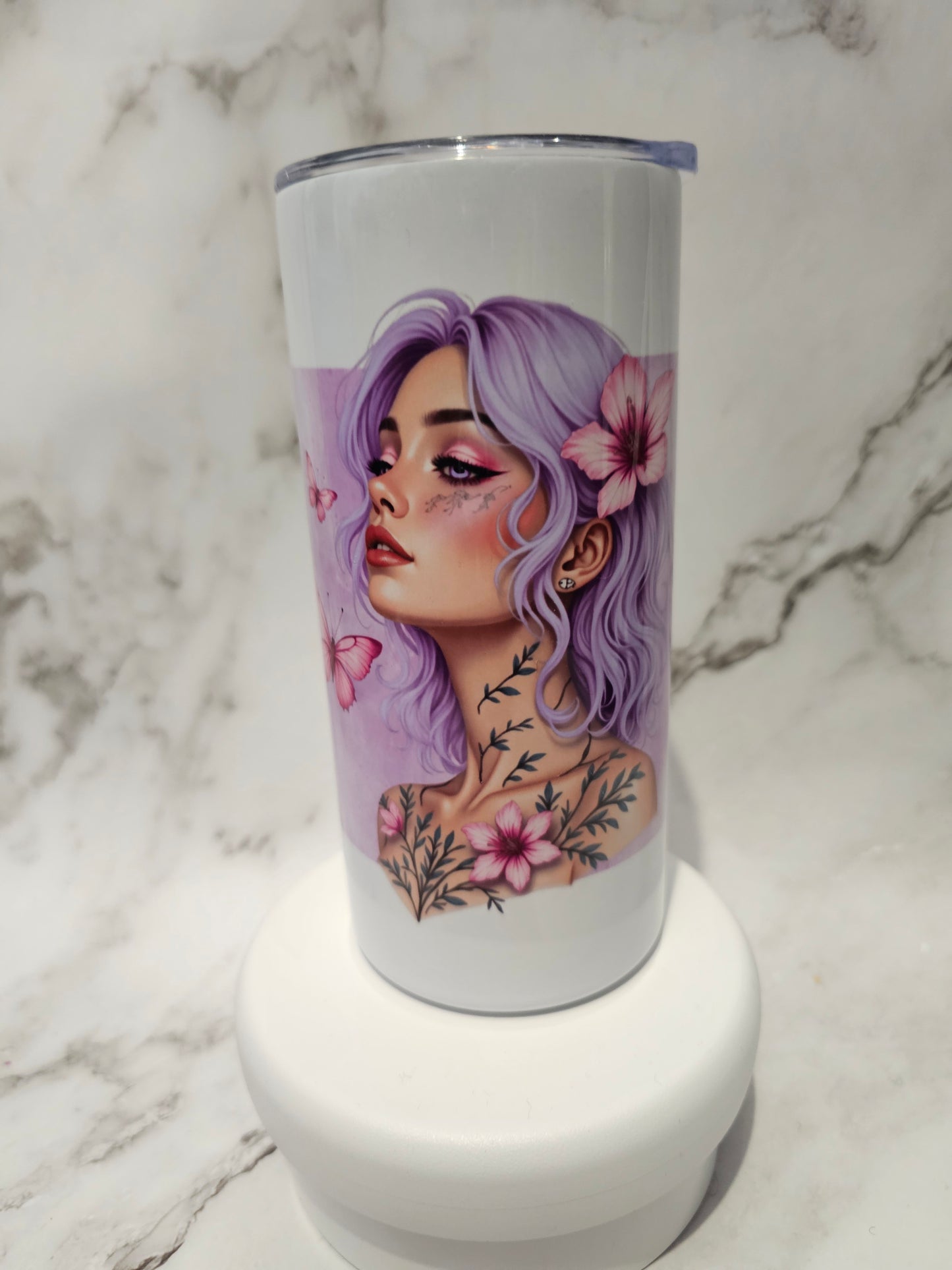 15 oz Metal Tumbler - Garden Goddess