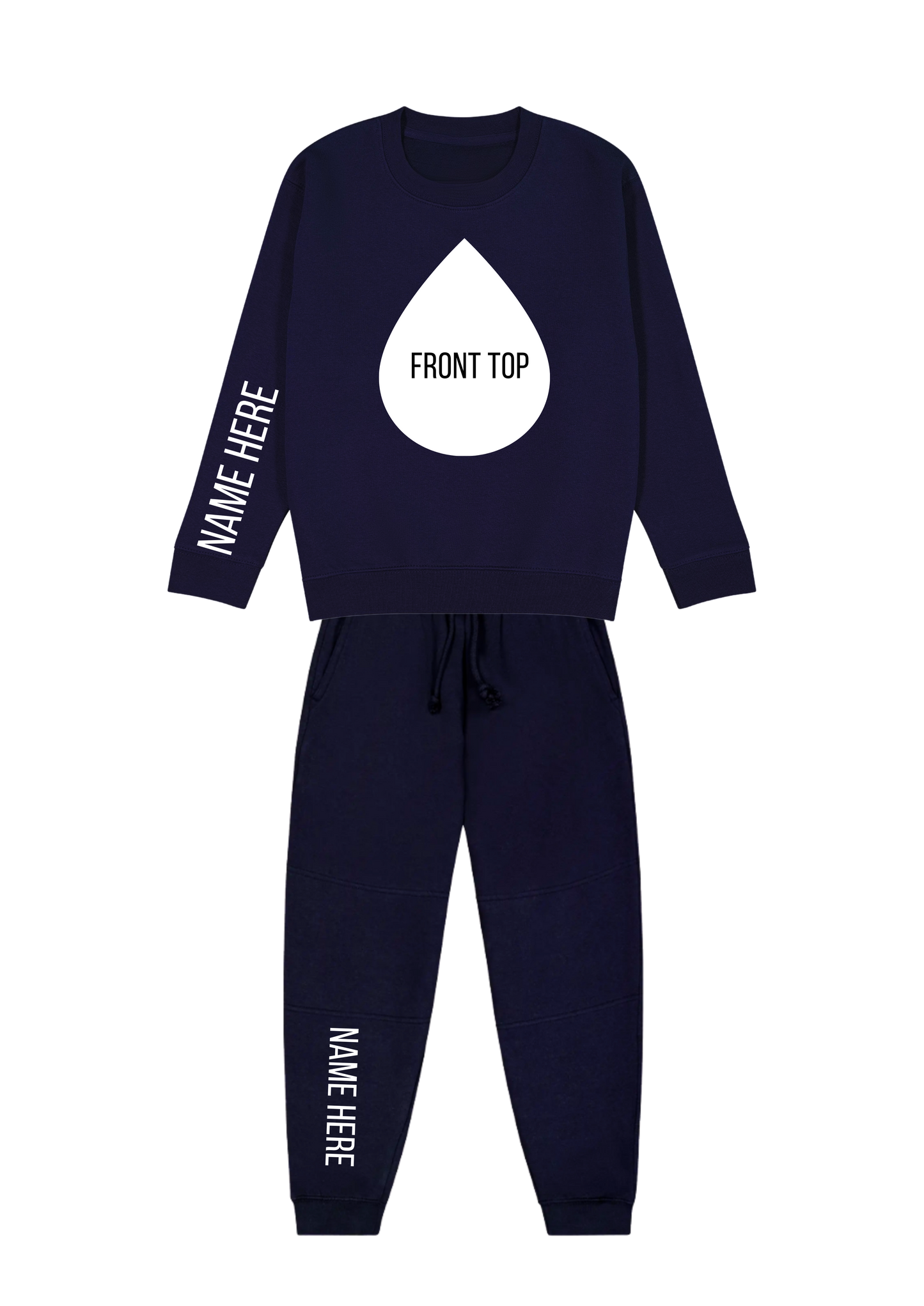 Kids Personalised shape Tracksuits