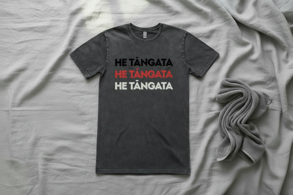 He Tangata T-shirt (Fadded tee)